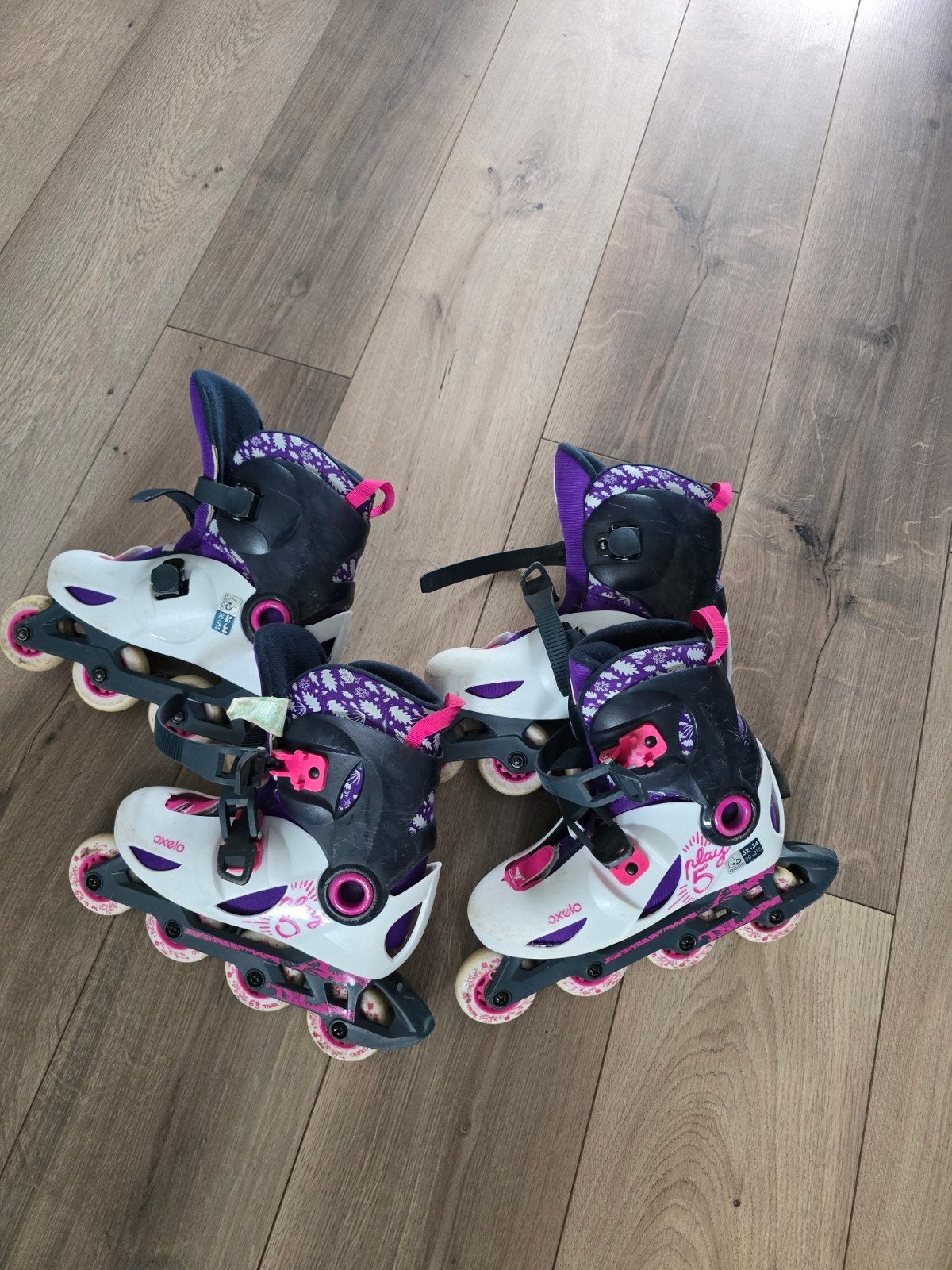 Verstelbare Oxelo skates - Maat 32-34, Sport en Fitness, Skeelers, Kinderen, Inline skates 4 wielen, Ophalen, Overige merken