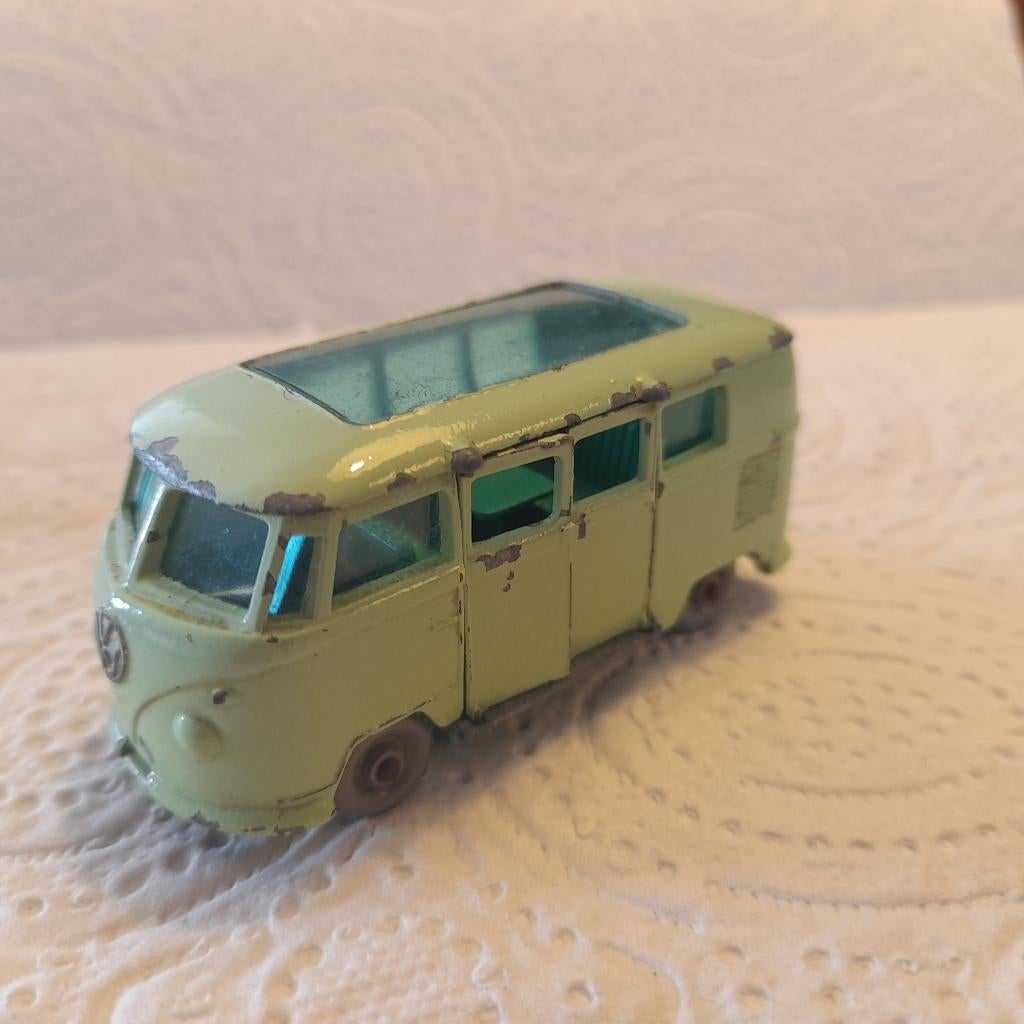 Matchbox Lesney VW Camper met de 2 originele deuren.GPW, Hobby en Vrije tijd, Modelauto's | Overige schalen, Ophalen of Verzenden