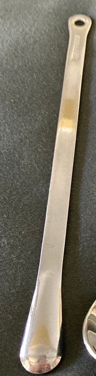 1 Originele Gemerkt Nespresso Lattelepel lang 17 cm., Ophalen