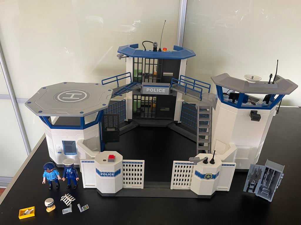 Playmobil Politiebureau set 6872/6919, Kinderen en Baby's, Speelgoed | Playmobil, Ophalen, Gebruikt, Complete set