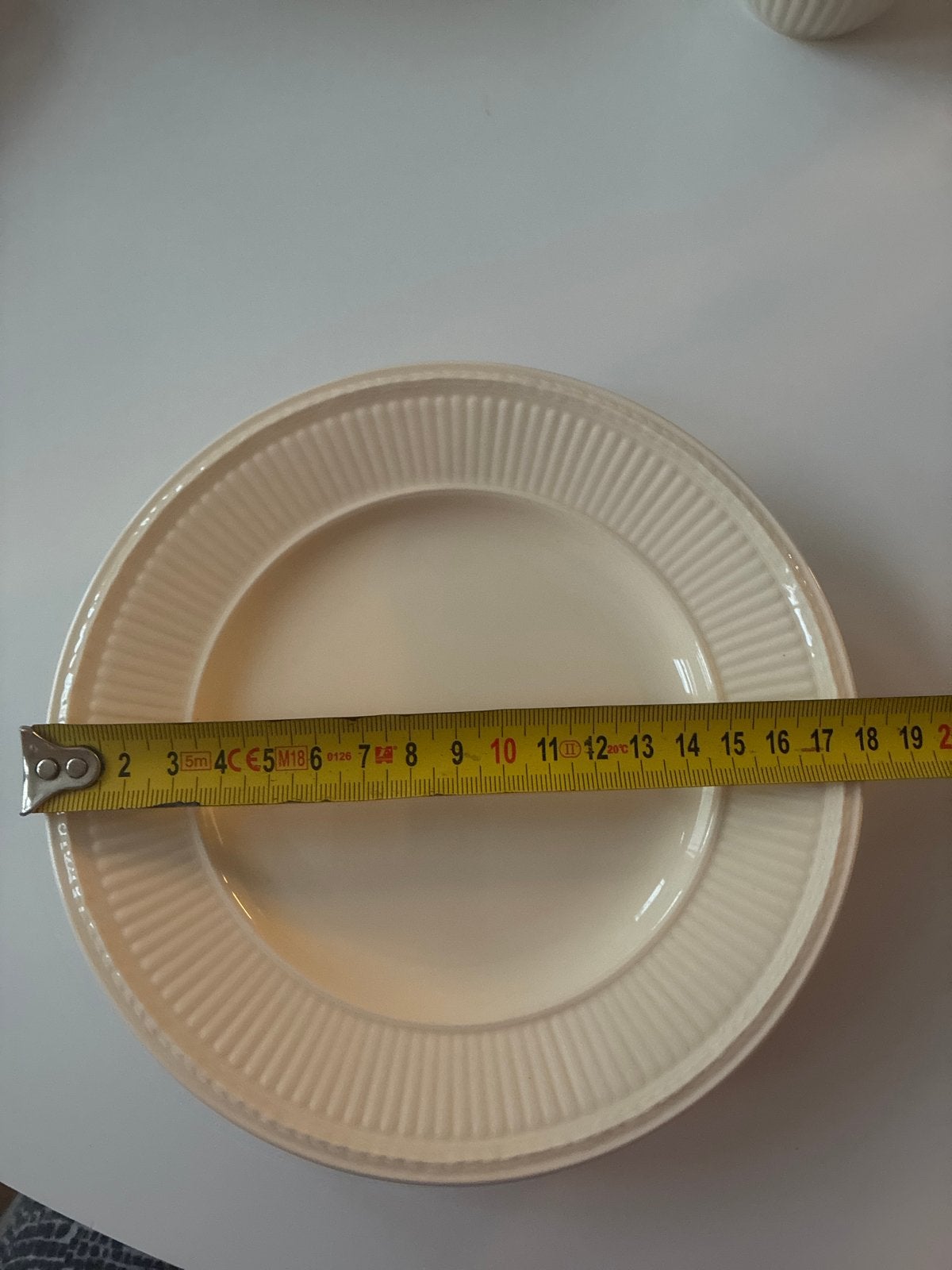 Wedgwood Edme Queen's Ware gebaksbord 18 cm (4x), Antiek en Kunst, Antiek | Servies los, Ophalen of Verzenden