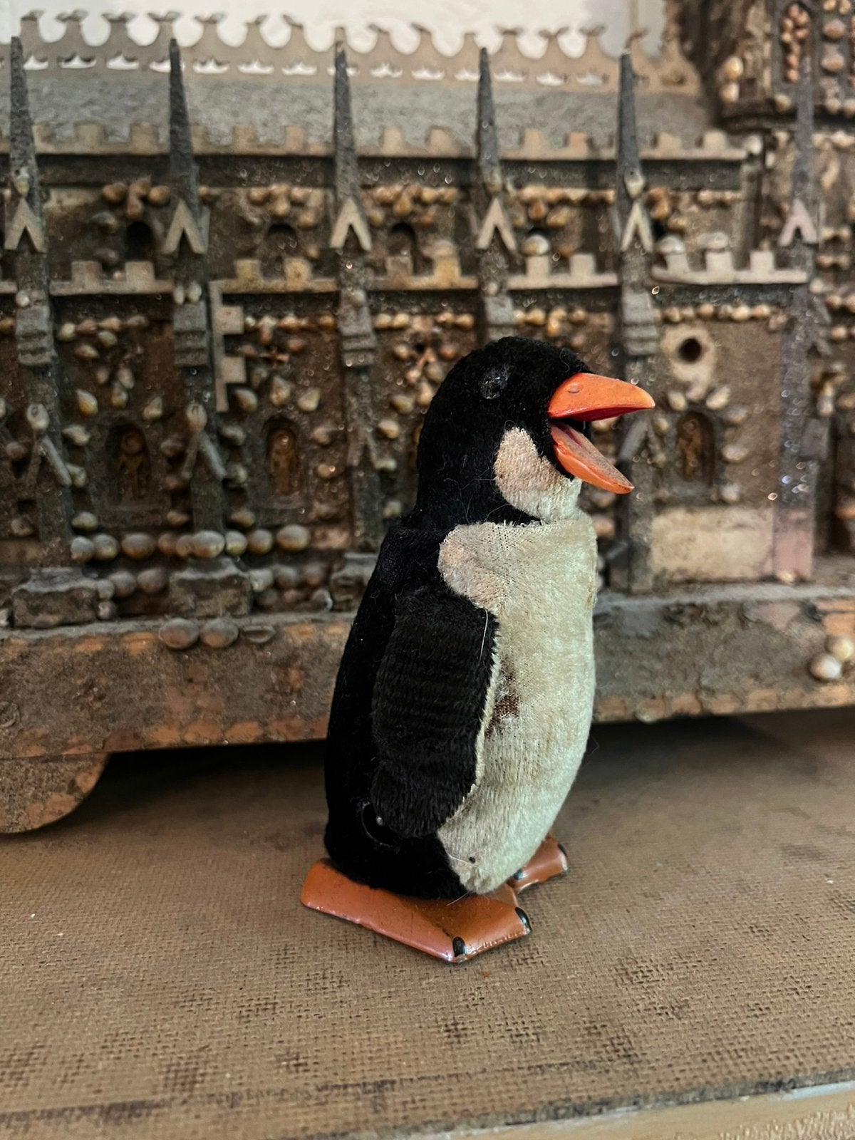Schuco opwindbaar pinquin lopen speelgoed mechanisch oud bro, Ophalen of Verzenden