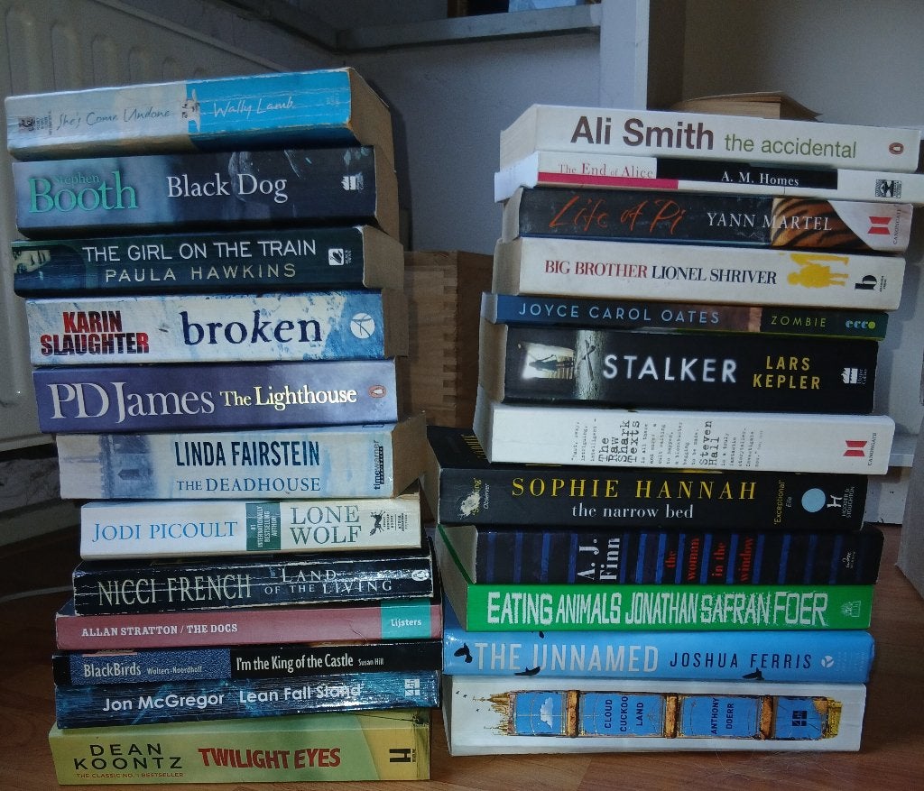 Doos vol Engelstalige boeken, Ophalen of Verzenden, Gelezen