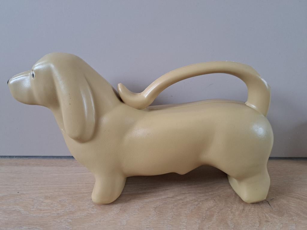Plantengieter hond teckel van esschert design, Tuin en Terras, Ophalen of Verzenden, Zo goed als nieuw, Kunststof