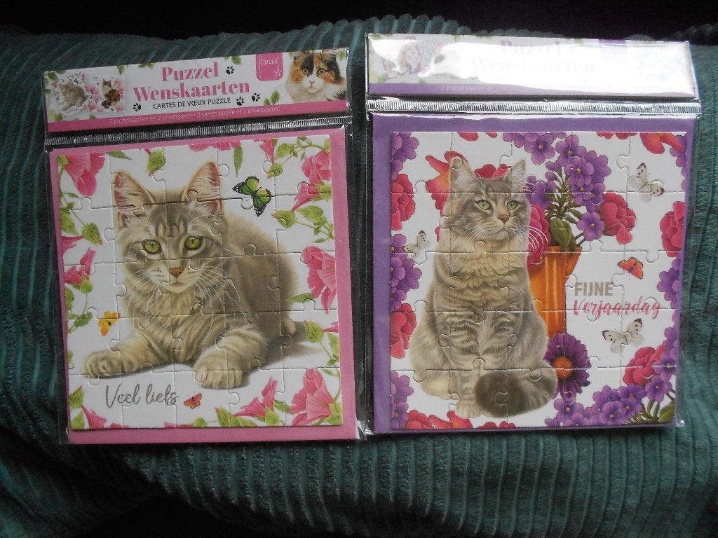 Franciens katten puzzelkaarten, Ophalen, Nieuw