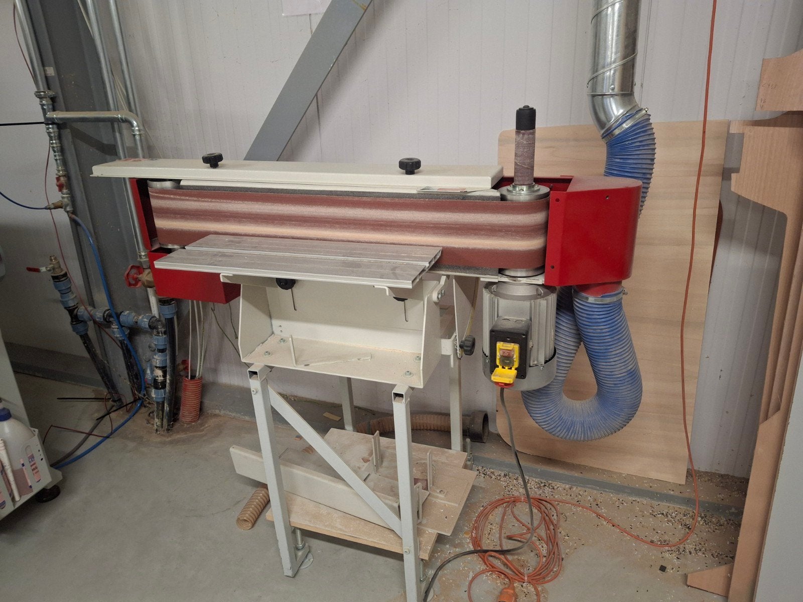 Horizontale Oscillerende Bandschuurmachine 230V - 100x15cm, Doe-het-zelf en Verbouw, Gereedschap | Schuurmachines, Zo goed als nieuw