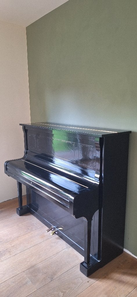 Zwarte Ibach Piano - Hoogglans, Ophalen, Gebruikt, Zwart, Piano