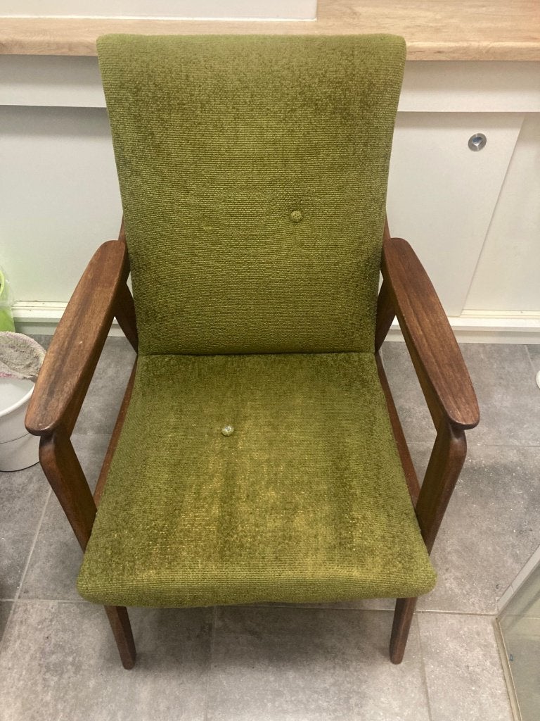 vintage Danish deluxe jaren 60s Noga Stoel, Ophalen, Gebruikt, Overige kleuren, Eén