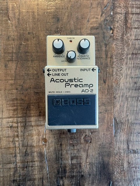 BOSS Acoustic Preamp AD-2, Muziek en Instrumenten, Ophalen of Verzenden, Zo goed als nieuw, Overige typen