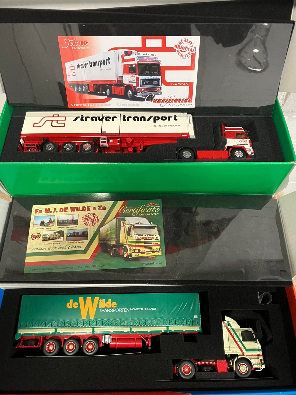 Tekno Straver en de Wilde, Hobby en Vrije tijd, Modelauto's | 1:50, Ophalen of Verzenden, Zo goed als nieuw, Bus of Vrachtwagen