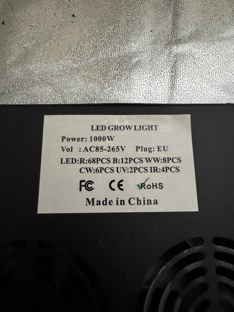 Complete Kweektent Set met LED Groeilamp en Afzuiging, Ophalen, Zo goed als nieuw, Kweektent