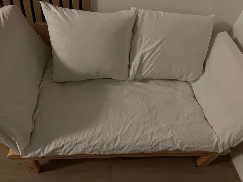 Karup Beat slaapbank sofa-bed, Gebruikt, Tweepersoons, 80 cm, 190 cm of minder