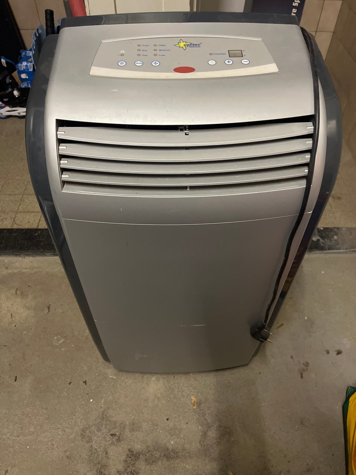 Suntec Wellness Mobiele Airco - Koelen, Ventileren, Ontvocht, Witgoed en Apparatuur, Airco's, Ophalen, Gebruikt, 3 snelheden of meer