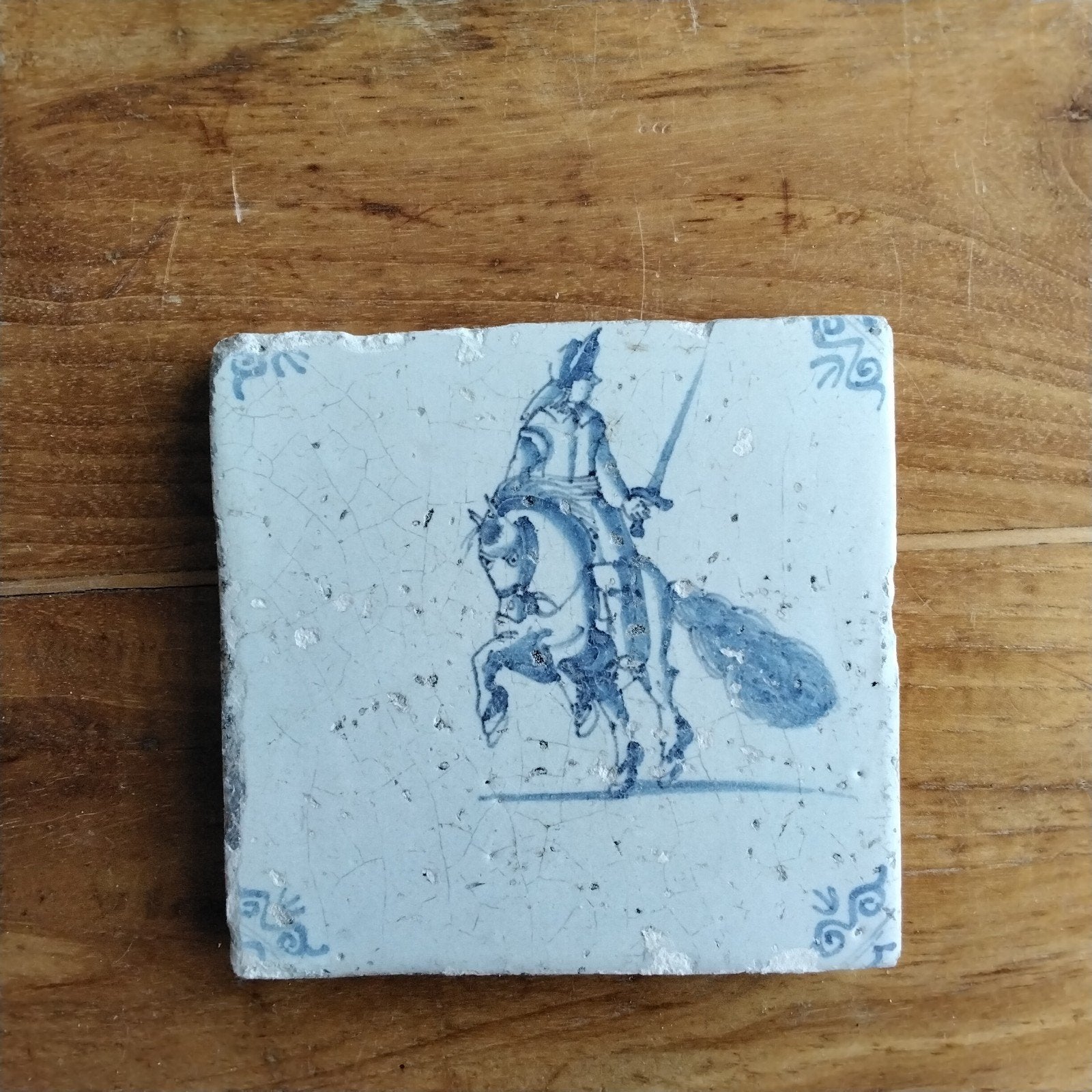 ruiter tegel, Antiek en Kunst, Antiek | Wandborden en Tegels, Ophalen of Verzenden