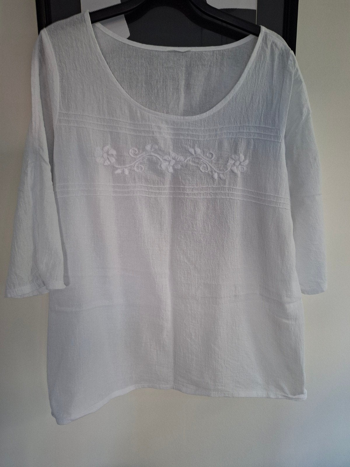 Mr Buho Blouse M/L - Zo goed als nieuw, Kleding | Dames, Maat 38/40 (M), Wit, Ophalen of Verzenden, Zo goed als nieuw