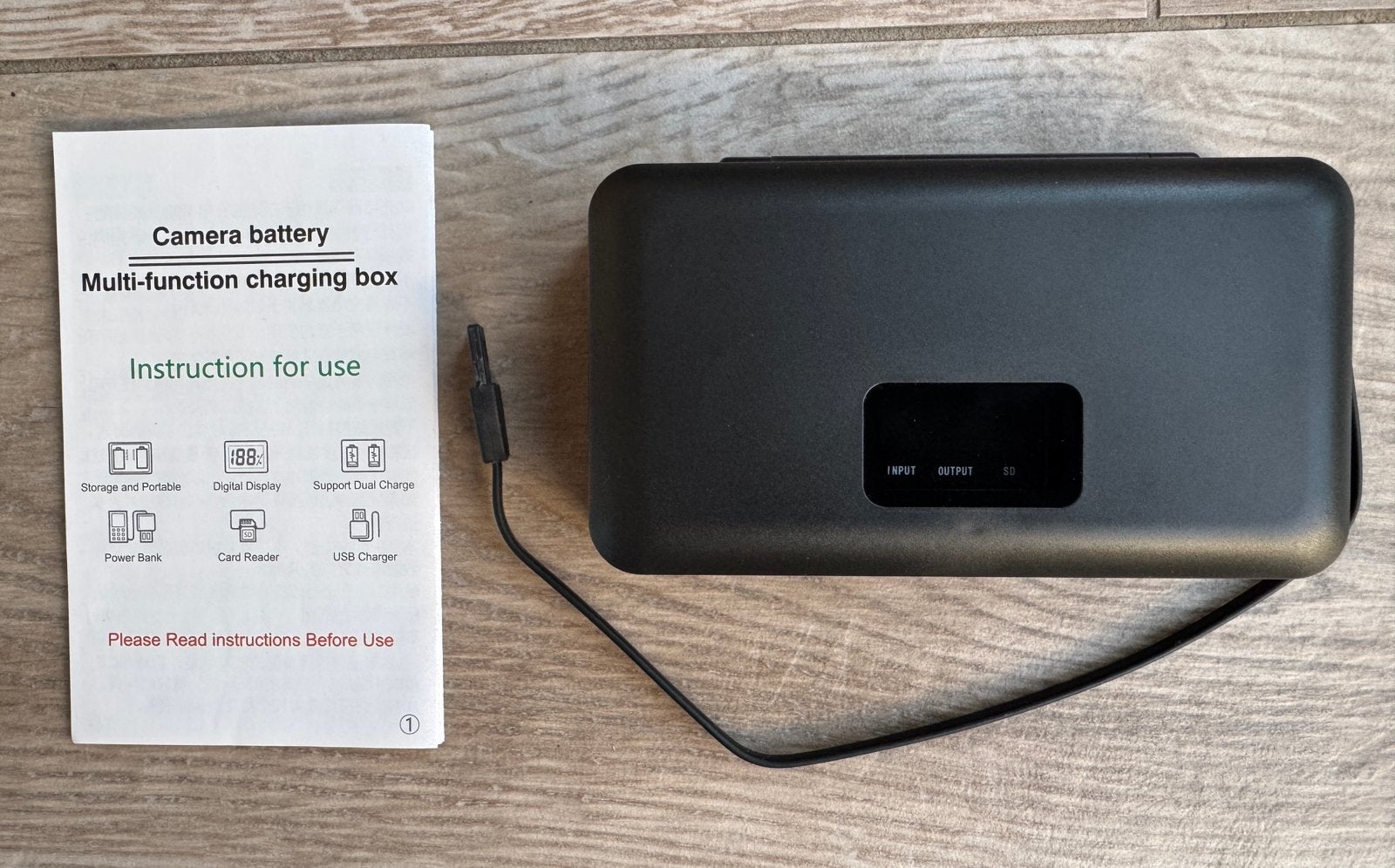 McoPlus duocharger voor Sony NP-FZ100, Audio, Tv en Foto, Acculader, Zo goed als nieuw, Geschikt voor twee batterijen, Sony