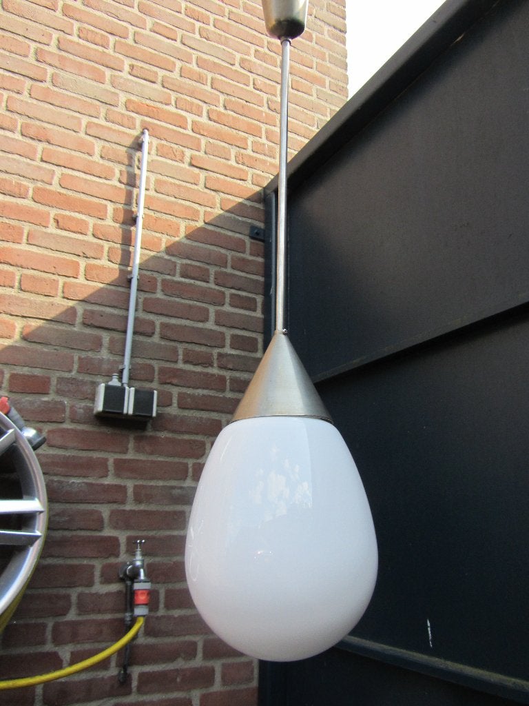 2 PRACHTIGE GROTE GISPEN DRUPPEL LAMPEN, Huis en Inrichting, Ophalen, Wit, Gebruikt