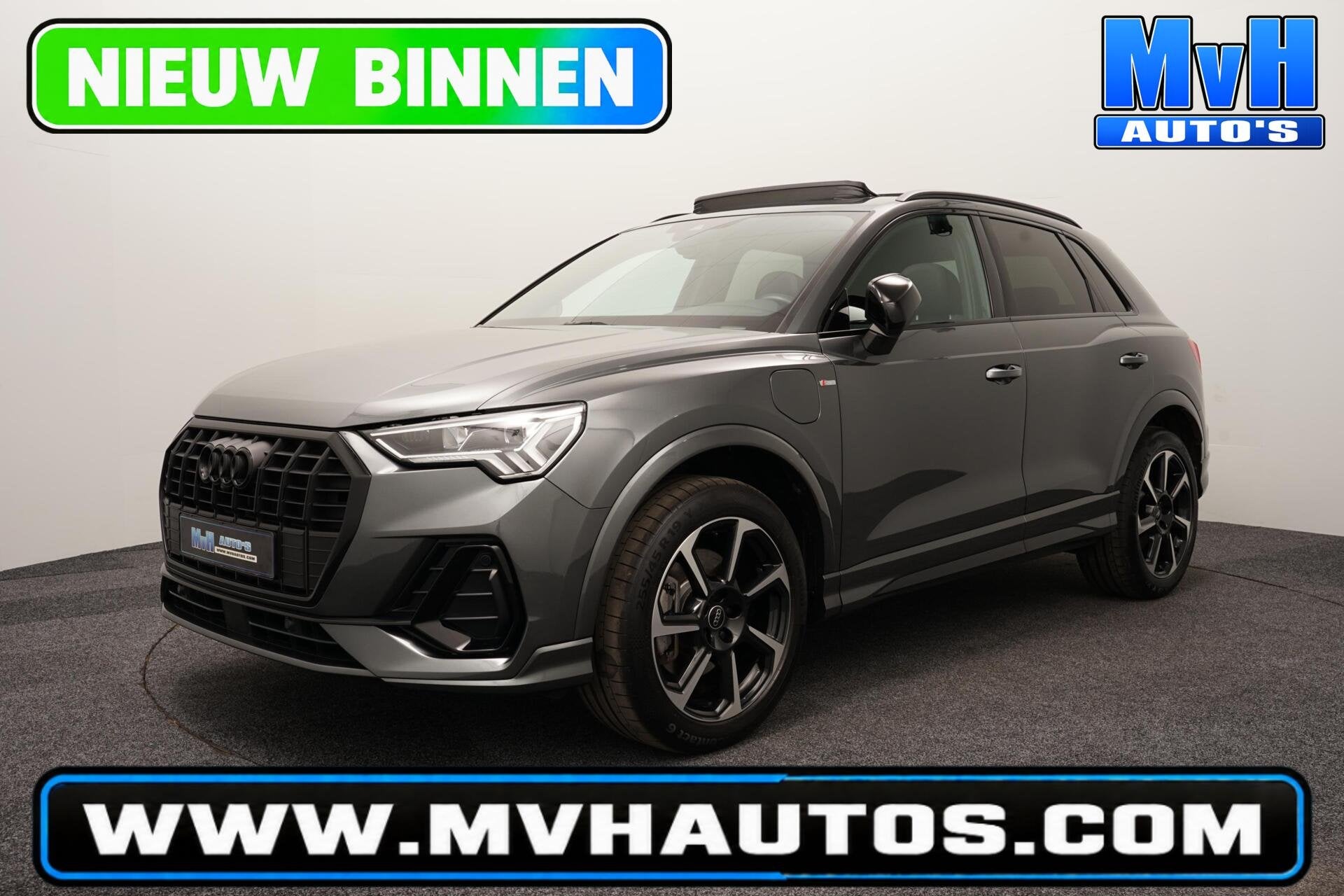 Audi Q3 45 TFSI PHEV S edition|S-Line|SOH.98%|360°CAM|STOEL, Auto's, Automatische klimaatregeling, Gebruikt, Zwart, Hybride Elektrisch/Benzine