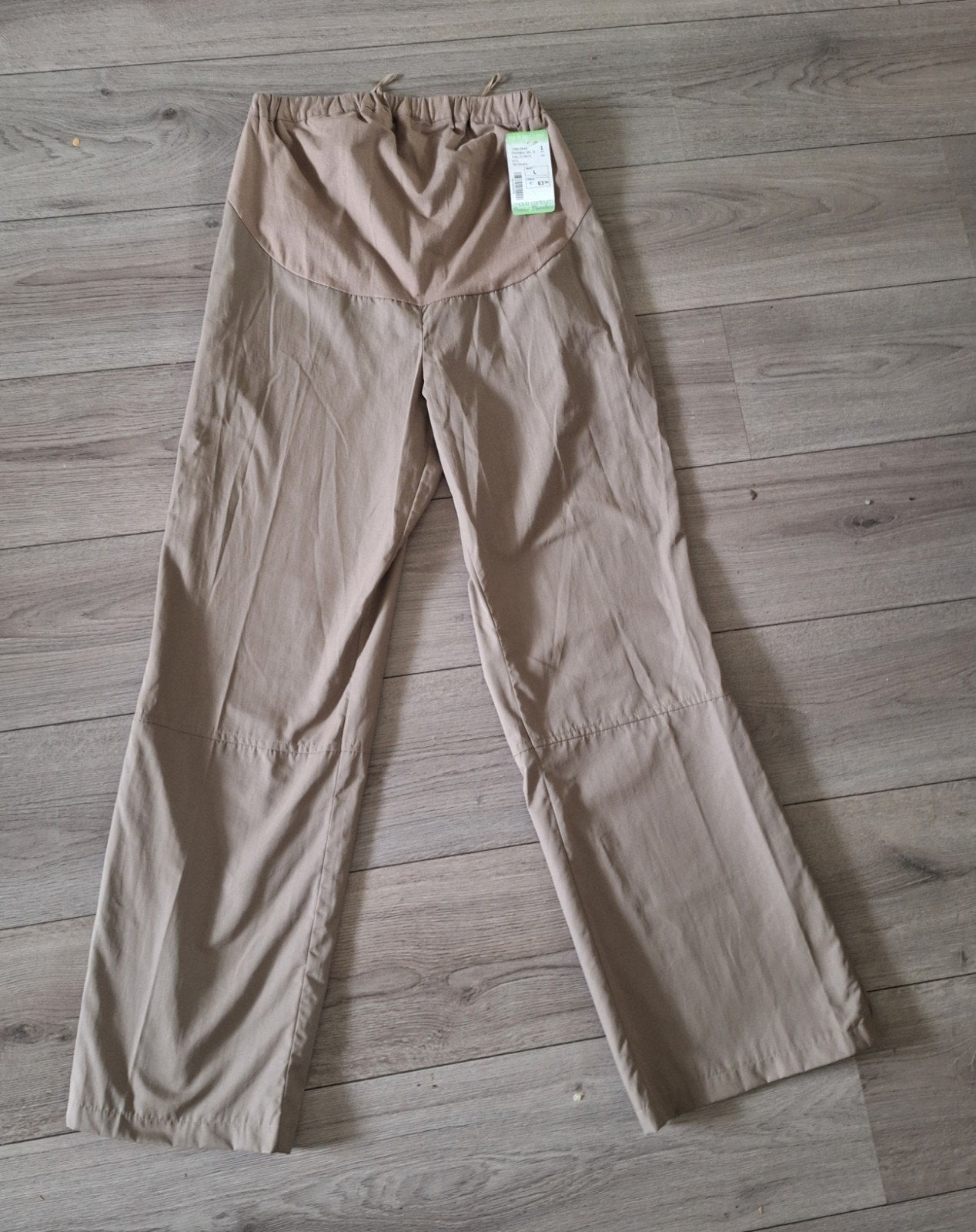 Vida Vita zwangerschapsbroek taupe maat 42 nieuw, Bruin, Maat 42/44 (L), Nieuw, Ophalen of Verzenden