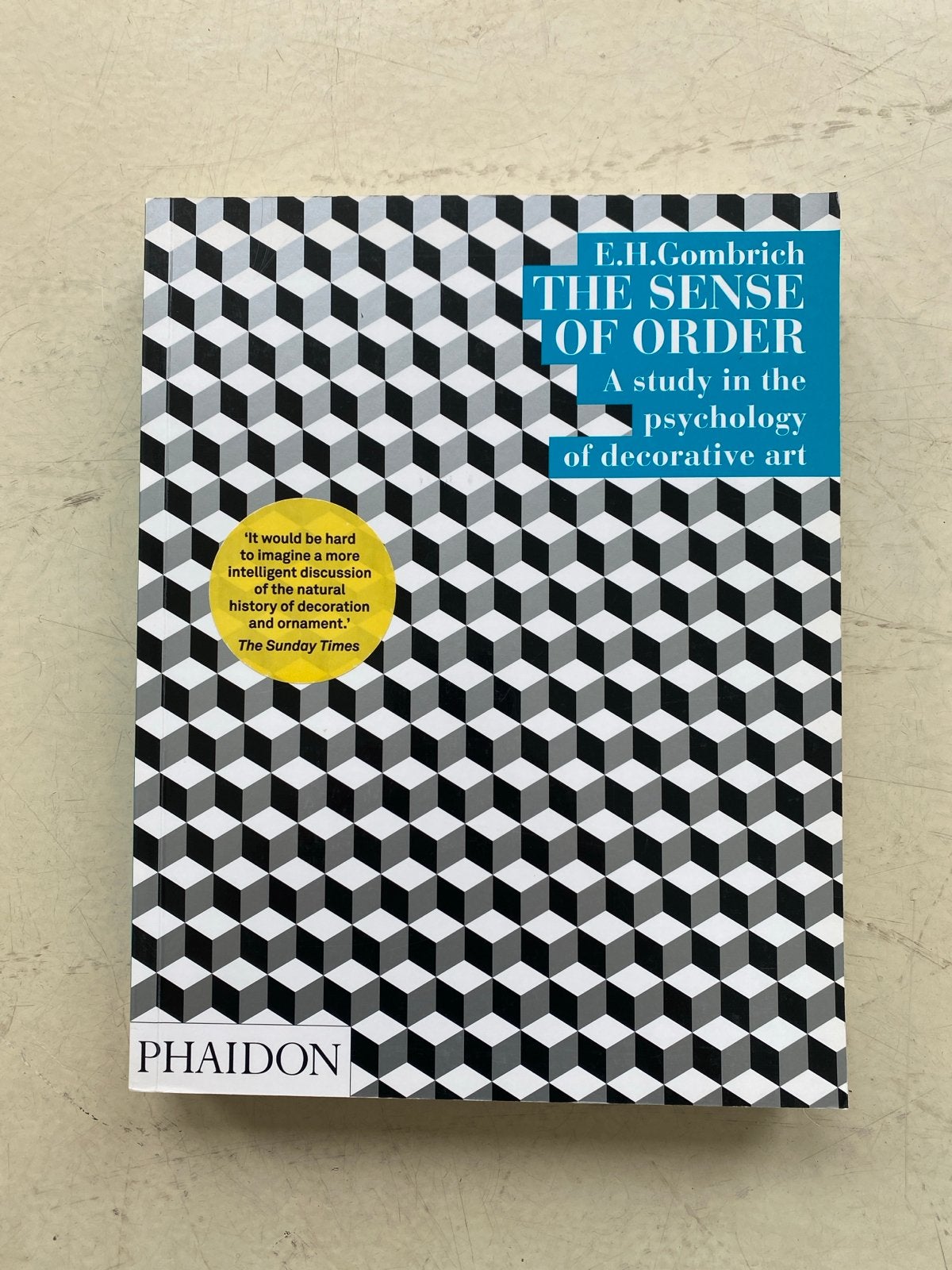 E.H. Gombrich - The Sense of Order: Psychologie van decorati, Ophalen of Verzenden, Zo goed als nieuw, Overige onderwerpen