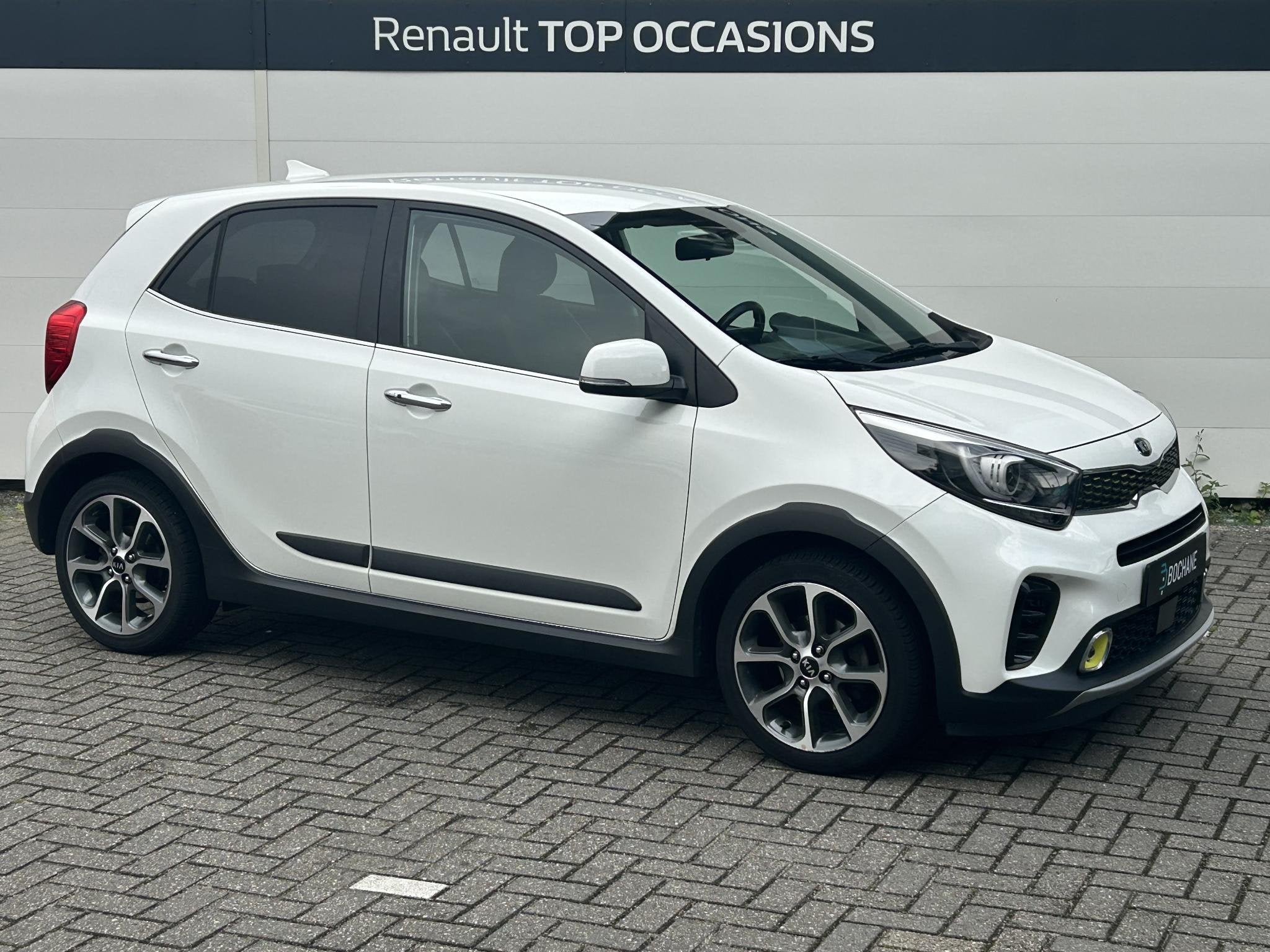 Kia Picanto 1.2 CVVT X-Line (4-Cilinder) | Navigatie | Camer, Auto's, 839 kg, Gebruikt, 4 cilinders, Met garantie (alle)