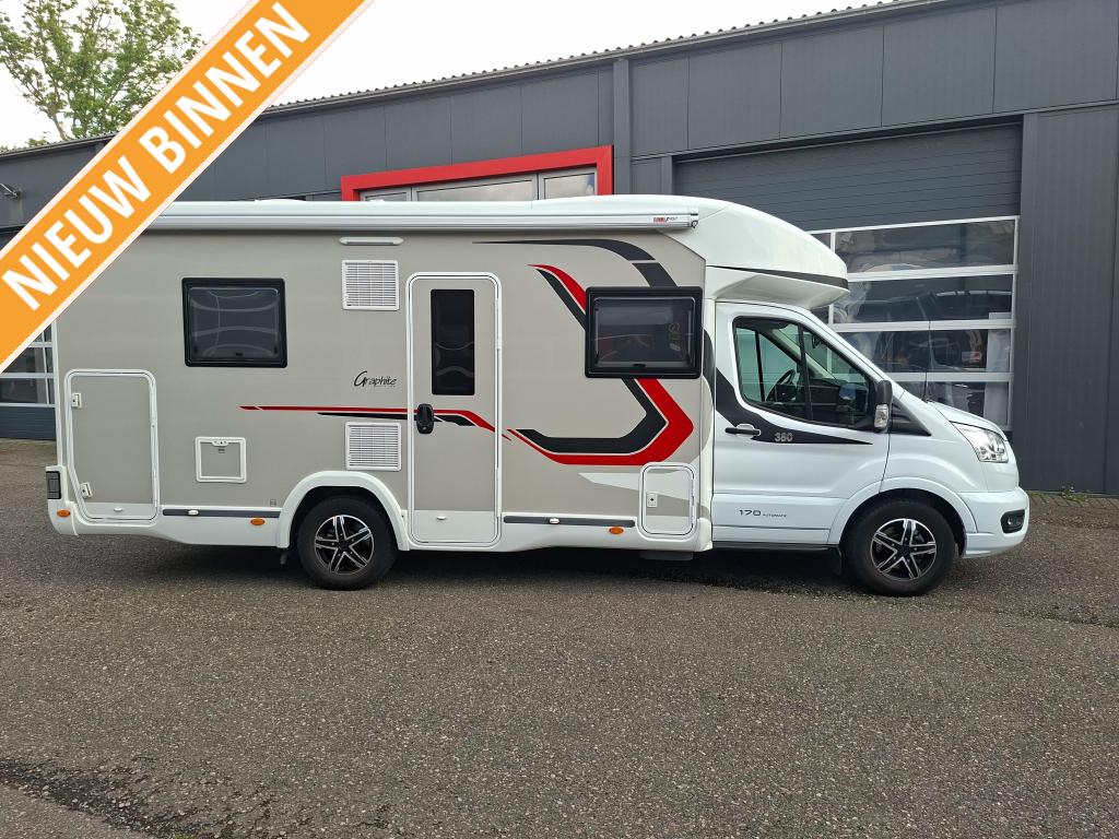Challenger Graphite 380 Chausson 720 superruim, Caravans en Kamperen, Automaat, Ford, 7 tot 8 meter, Bedrijf