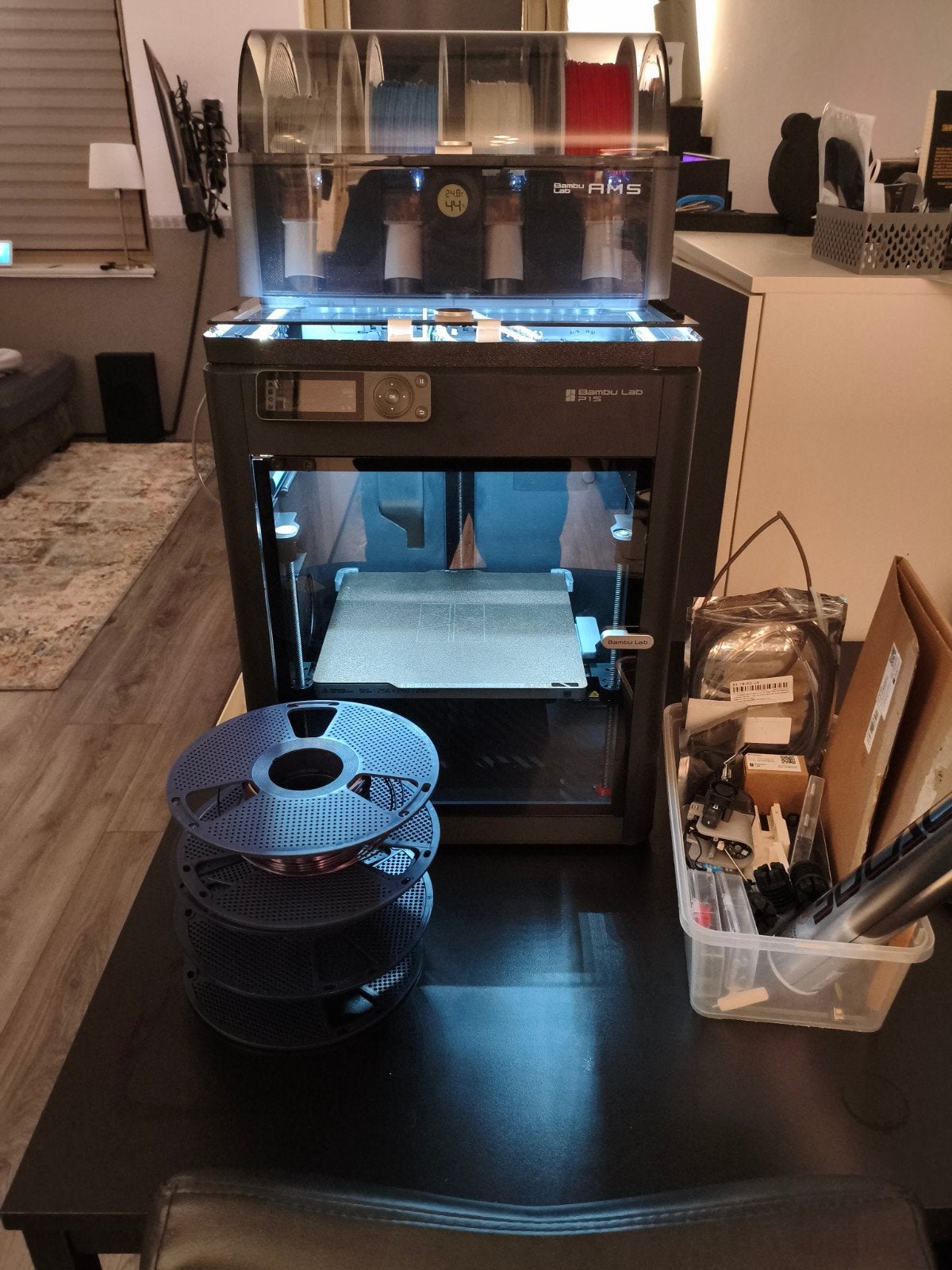 Bambulabs P1S+AMS, Ophalen, Gebruikt, Bambu Lab, Filament