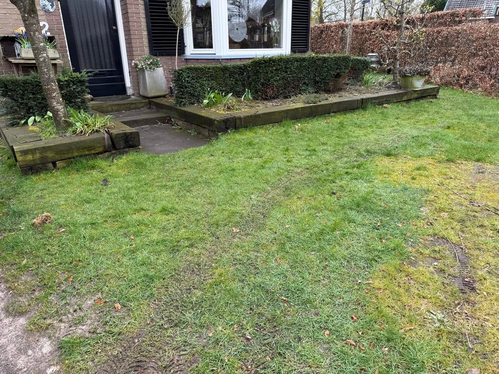 20 harde eiken spoorbielzen voor tuin en landschap, Ophalen, Gebruikt, Hout, Biels