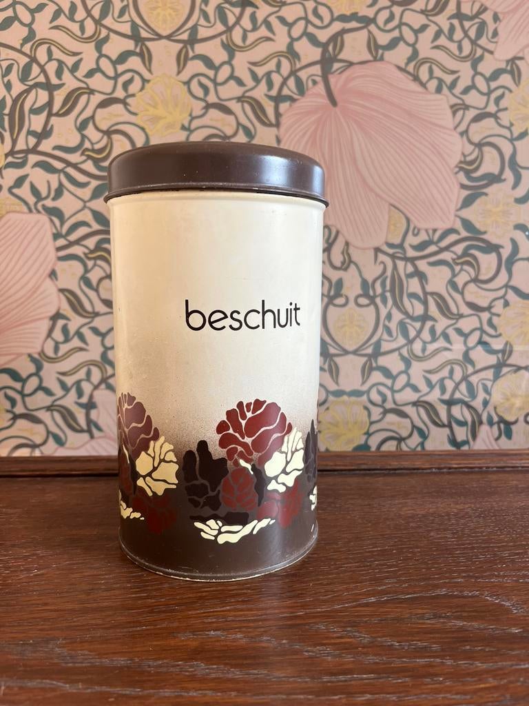 Brabantia vintage beschuit blik, Verzamelen, Blikken, Ophalen of Verzenden, Zo goed als nieuw, Overige