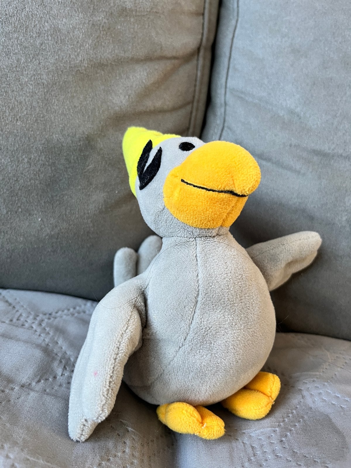 Bumba Kiwi knuffel - Zo goed als nieuw, Overige merken, Overige karakters, Overige typen, Grijs