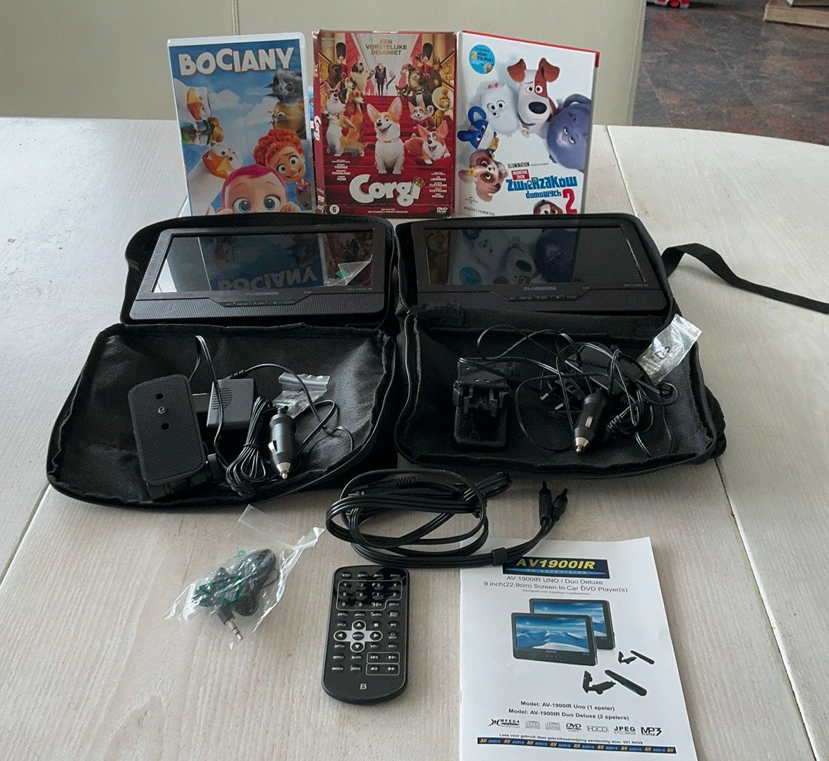 Autovision AV 1900I Duo Portable DVD-speler, Ophalen of Verzenden, Zo goed als nieuw, Overige merken