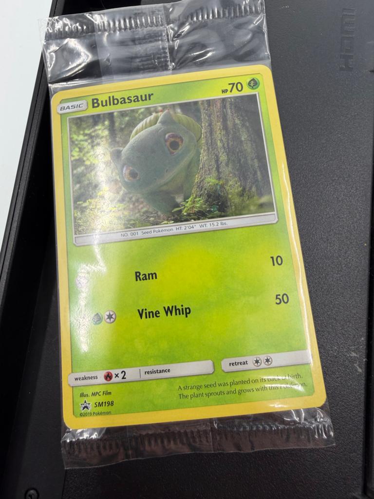Bulbasaur Promo Kaart - Detective Pikachu SM198, Hobby en Vrije tijd, Verzamelkaartspellen | Pokémon, Ophalen of Verzenden, Nieuw