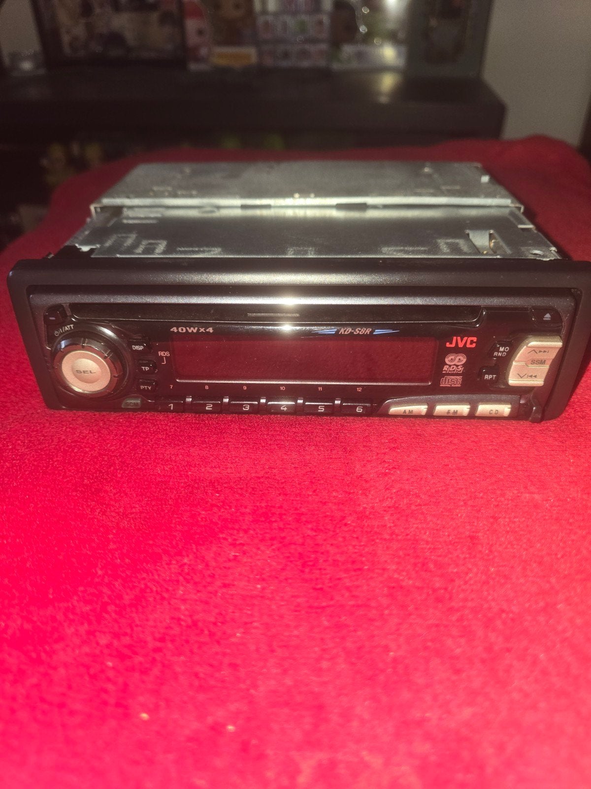 1-din autoradio. FM/CD, Auto diversen, Ophalen of Verzenden, Gebruikt