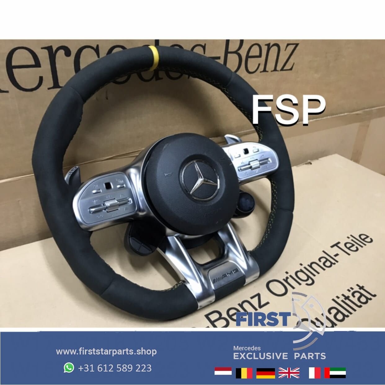 2021 AMG STUUR + AIRBAG A45 CLA45 C63 E63 GLC63 GLE63 GT63 G, Gebruikt, -, Ophalen of Verzenden, -