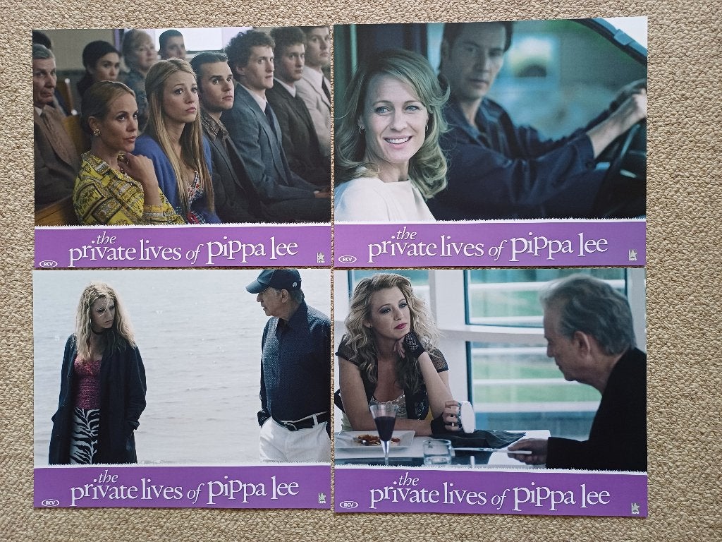 THE   PRIVATE   LIVES   OF   PIPPA   LEE     lobbycard set., Verzamelen, Verzenden, Nieuw, A1 t/m A3, Film en Tv