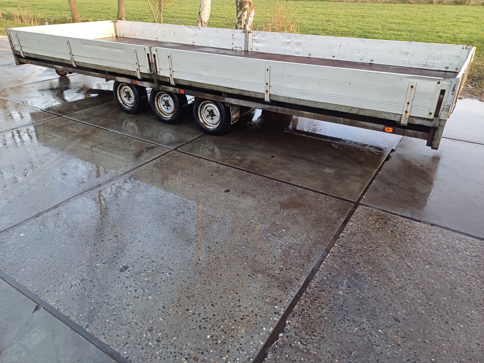 Hulco medax 3 asser aanhanger aanhangwagen aanhang wagen, Ophalen