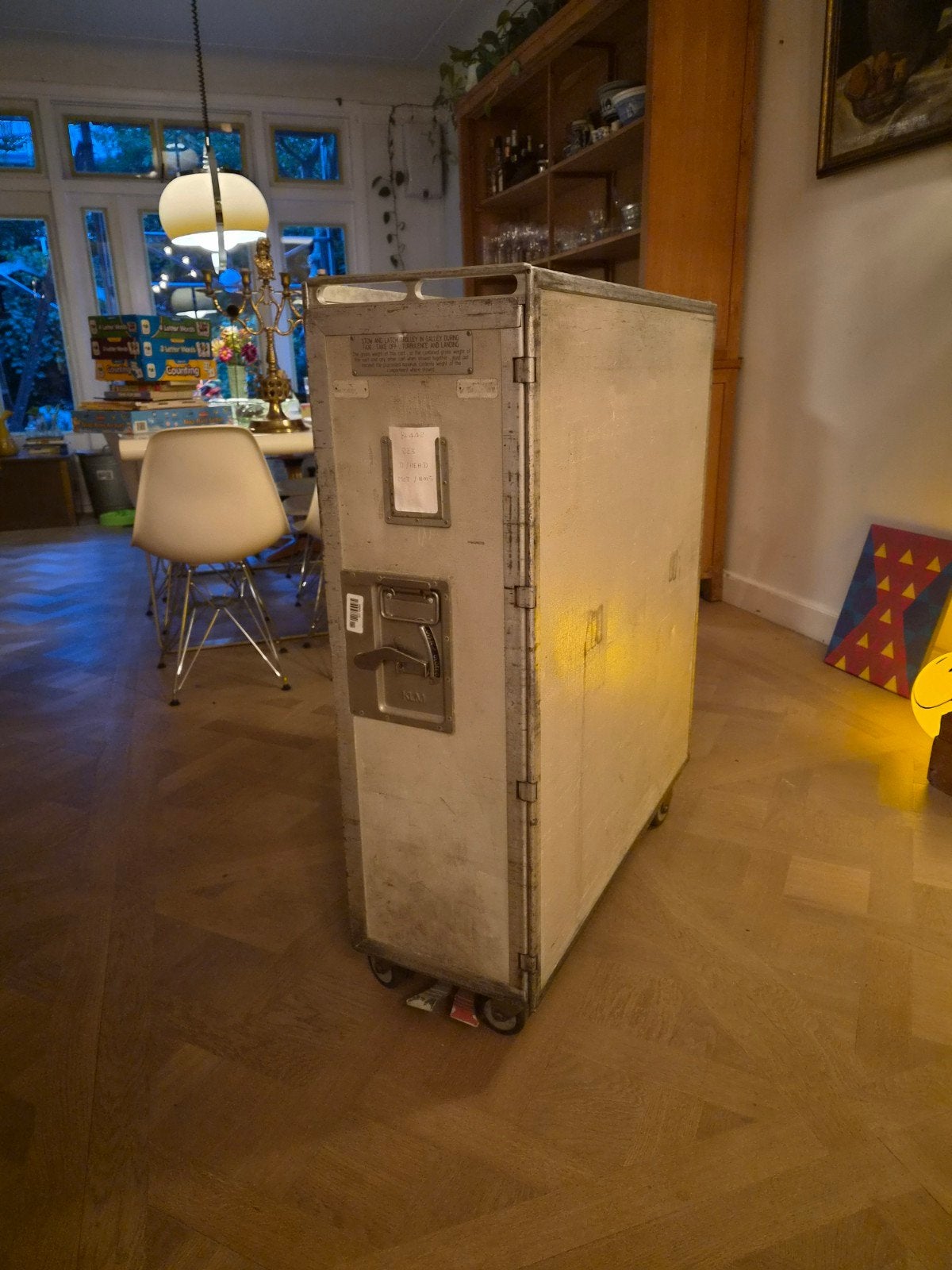 Originele KLM vliegtuig trolley - Gebruikt maar functioneel, Ophalen