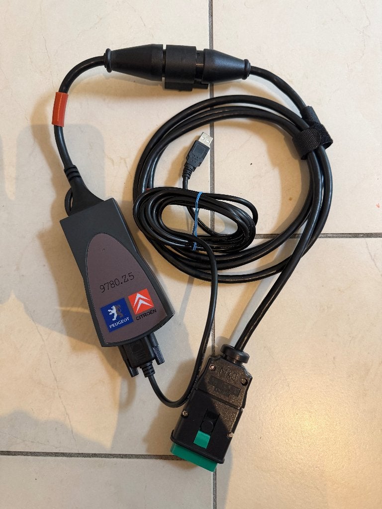Diagnosekabel Peugeot Citroën 9780.Z5 Lexia 3 Diagbox, Ophalen of Verzenden, Gebruikt