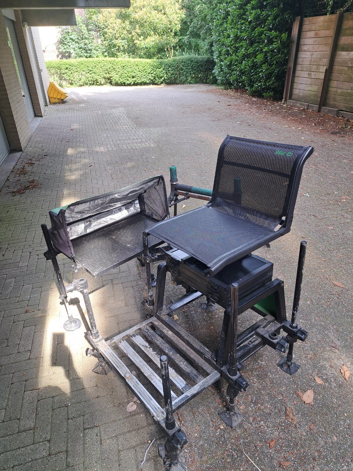 Sensas 25 mm zitkoffer met draaistoel, Ophalen, Gebruikt, Overige typen