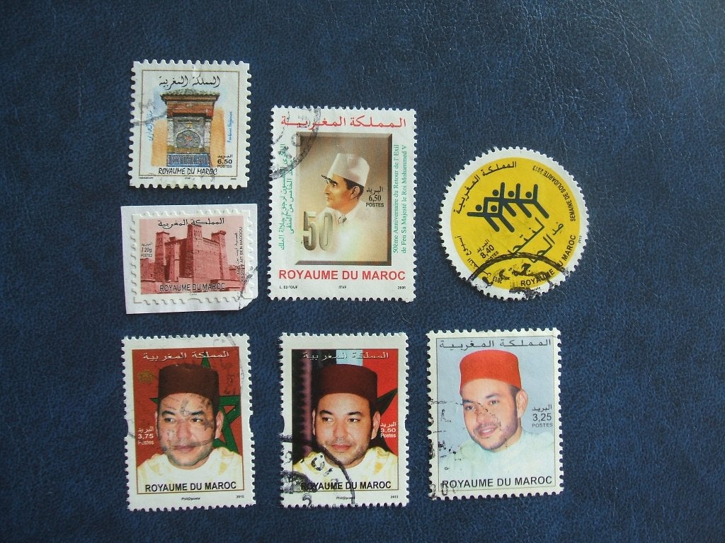 Marokko diverse zegels 5, Postzegels en Munten, Ophalen of Verzenden, Tunesië, Gestempeld