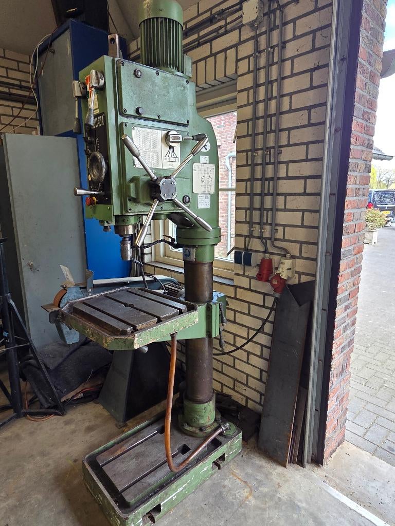 Zware proffesionele Kolomboormachine, Doe-het-zelf en Verbouw, Gereedschap | Boormachines, Gebruikt, Variabele snelheid, Ophalen of Verzenden