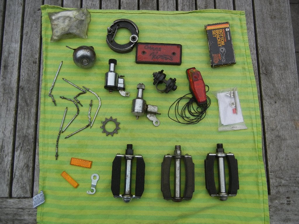 Vintage fietsonderdelen, Verzenden, Zo goed als nieuw