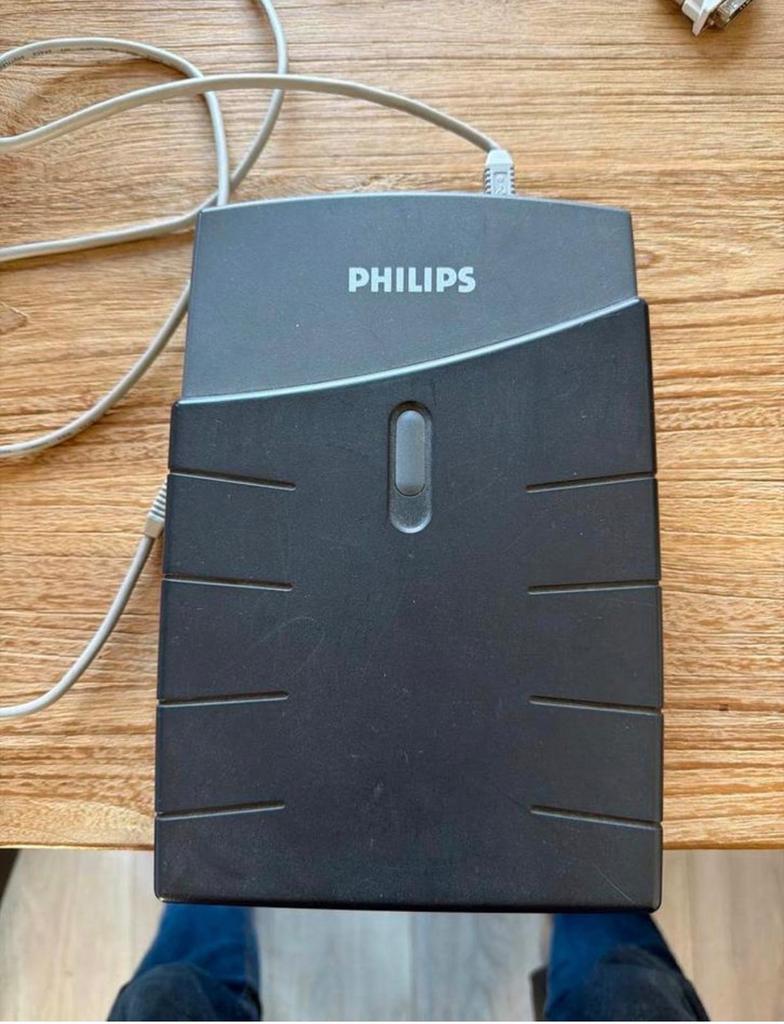 Philips SPD3000CC Externe CD-RW Drive, Gebruikt, Ophalen of Verzenden, Windows, Extern