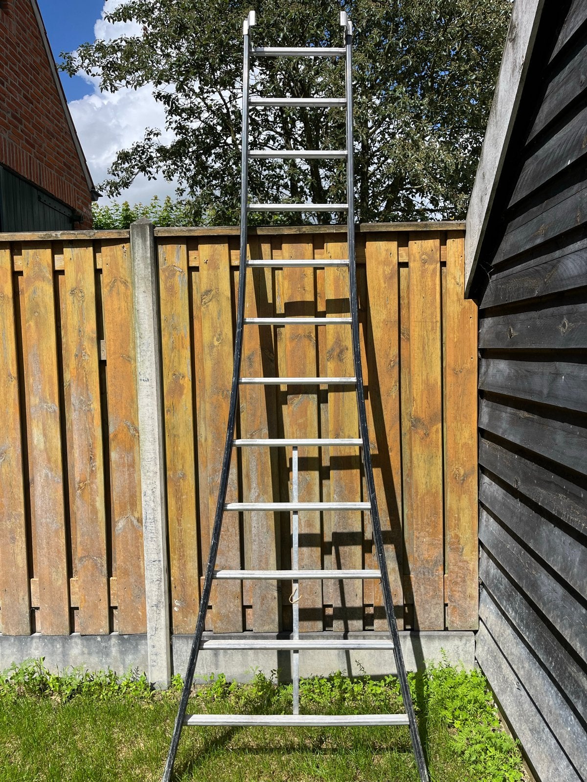 Ladder 3.10 m - Ideaal voor klussen rondom huis, Ophalen of Verzenden, Gebruikt, Ladder, 2 tot 4 meter