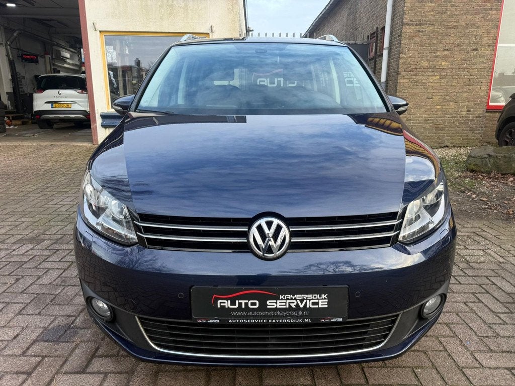 Volkswagen Touran 1.4 TSI Comfortline EcoFuel 7p. Airco|LMV|, Stof, Gebruikt, Zwart, 4 cilinders