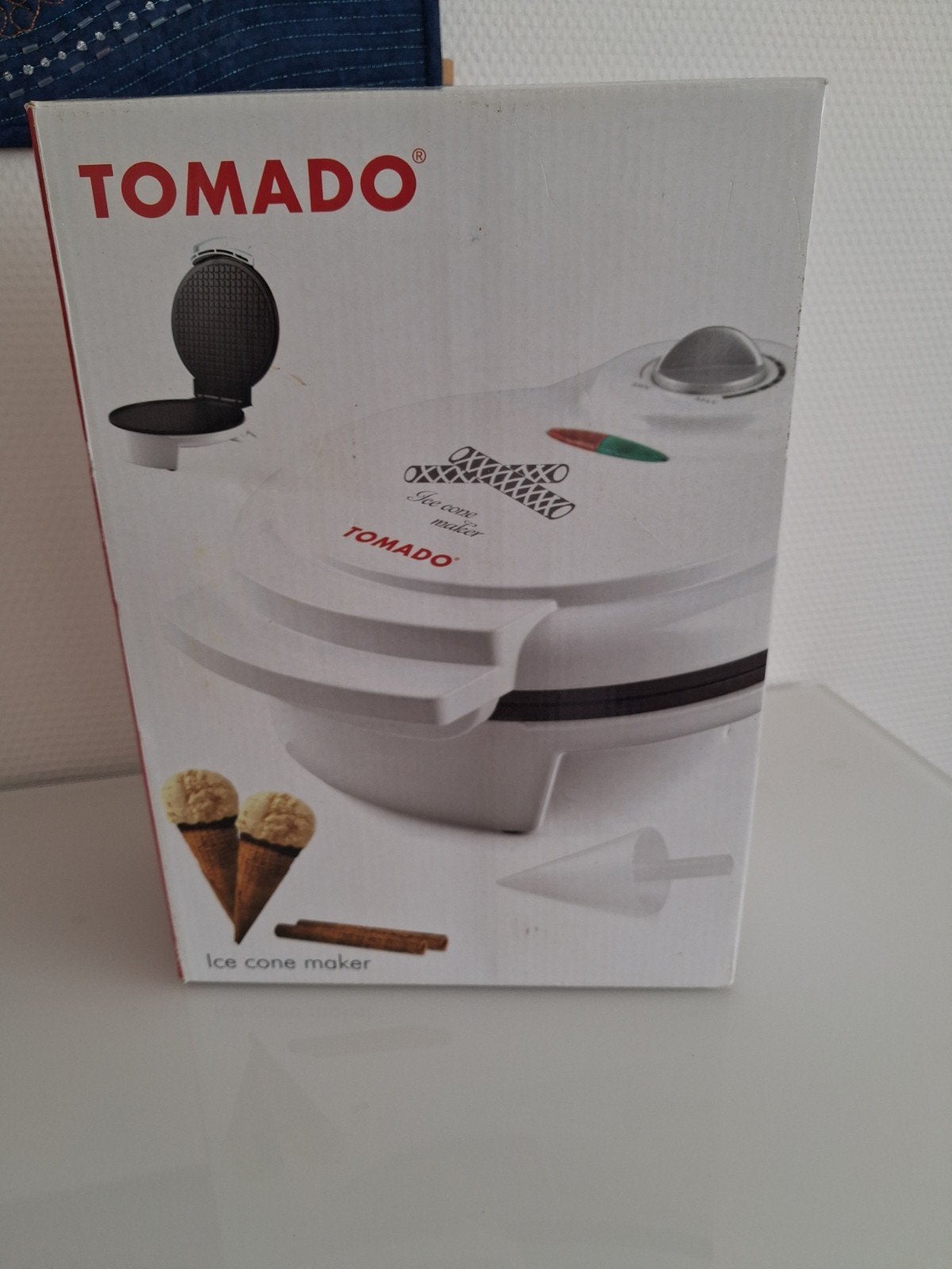 IJshoorntjes/wafelijzer van Tomado, Ophalen, Gebruikt
