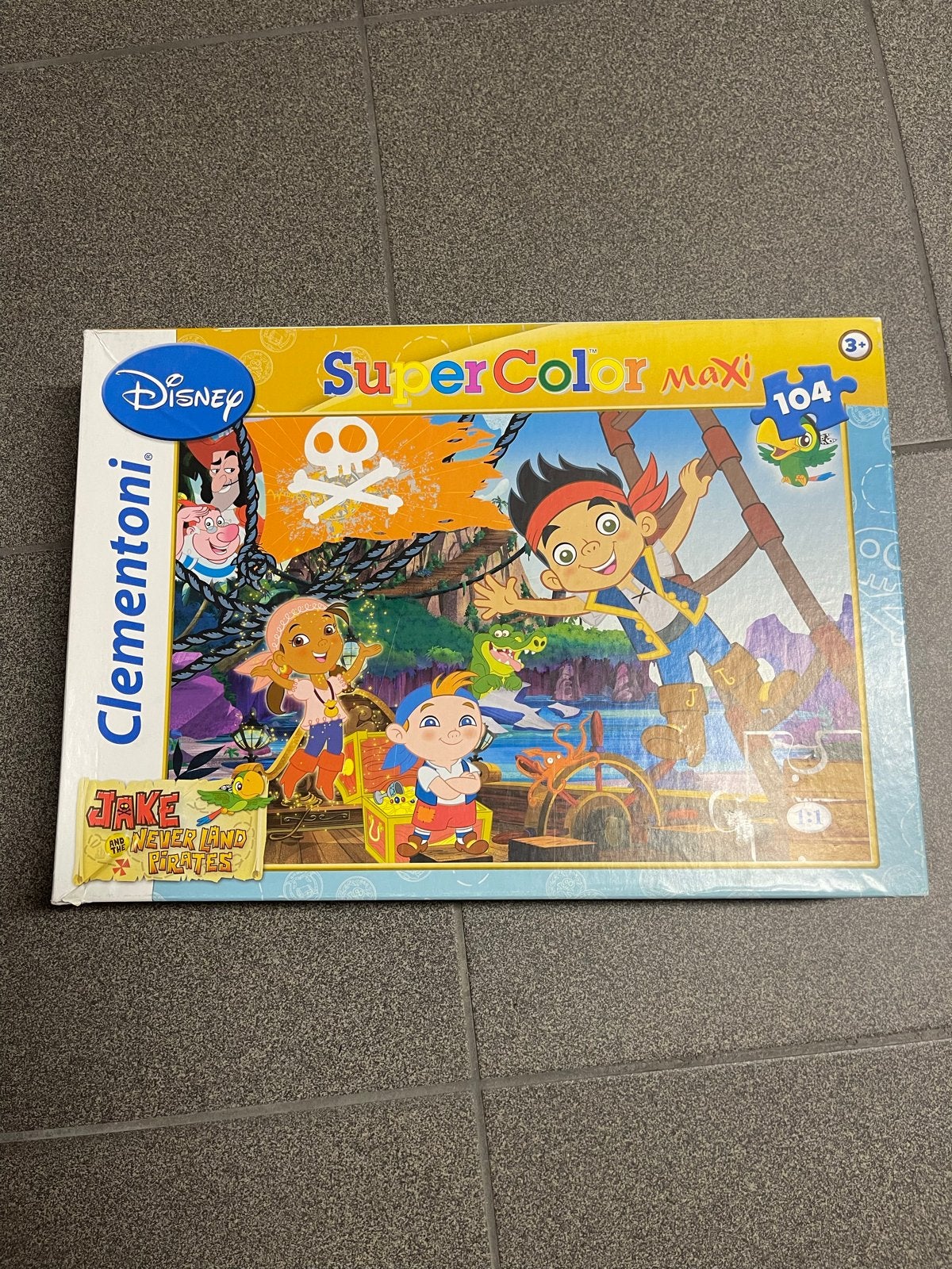 Disney Jake en de Nooitgedachtland Piraten SuperColor Maxi, Ophalen, Meer dan 50 stukjes, Gebruikt, 2 tot 4 jaar