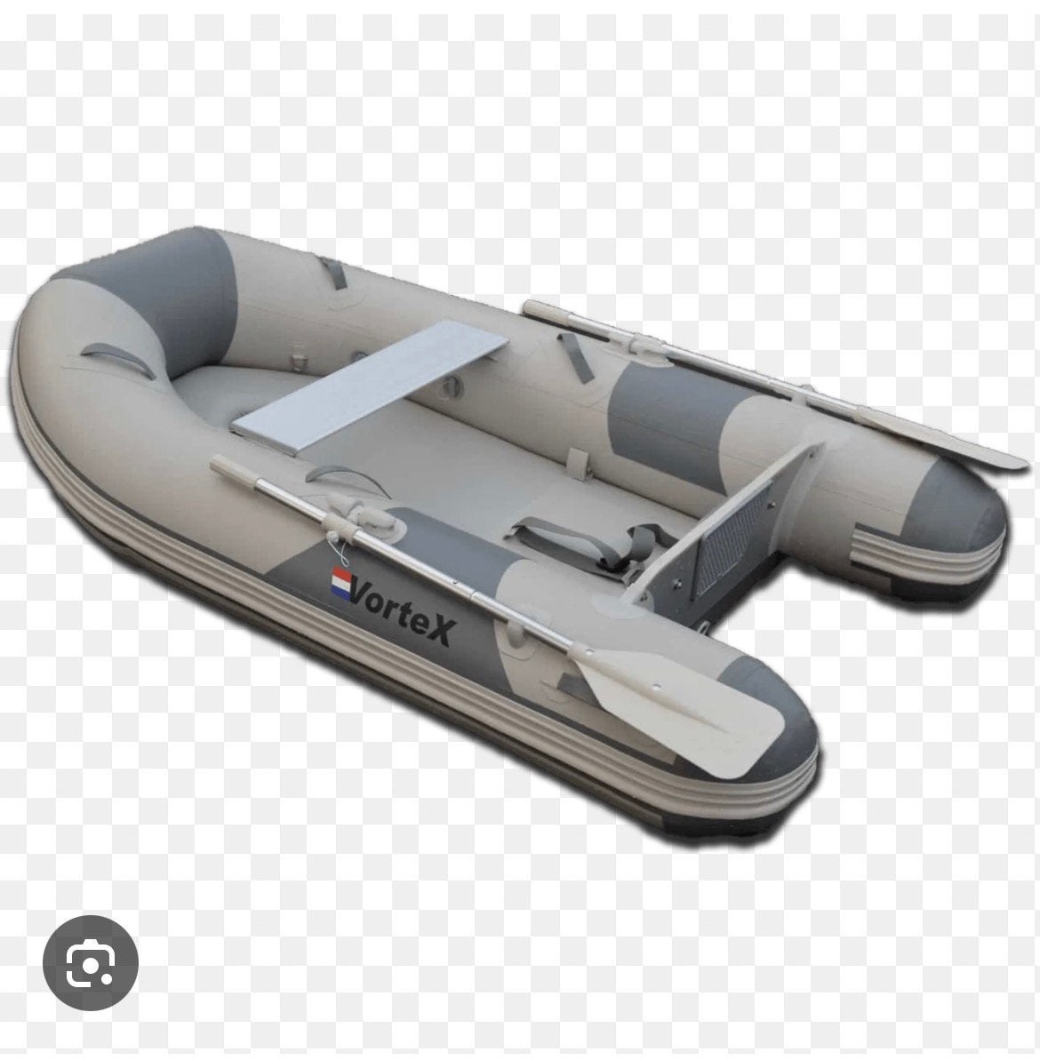 Vortex rubberboot met Mercury 3,5pk motor, Watersport en Boten, Aluminium, Gebruikt, Buitenboordmotor, Ophalen