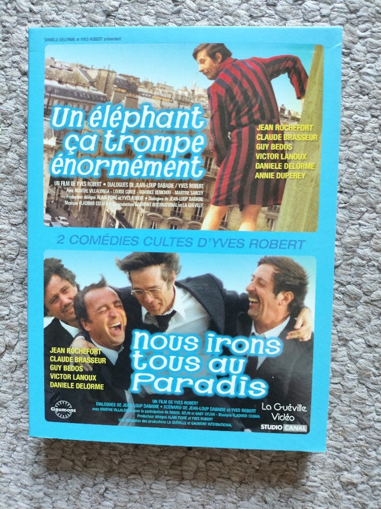 2 comédies cultes D'Yves Robert, Alle leeftijden, Ophalen of Verzenden, Zo goed als nieuw, Frans