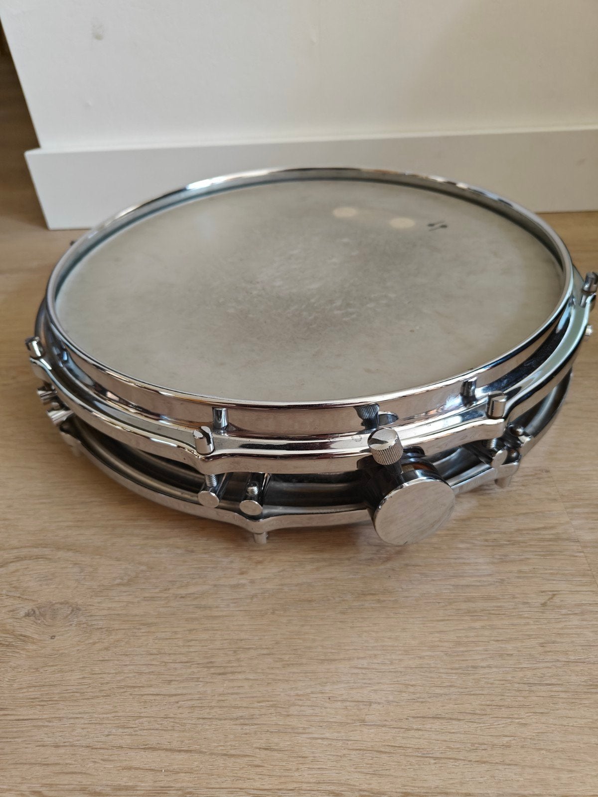 Sonor Pancake snare (metaal), Ophalen of Verzenden, Gebruikt, Trommel
